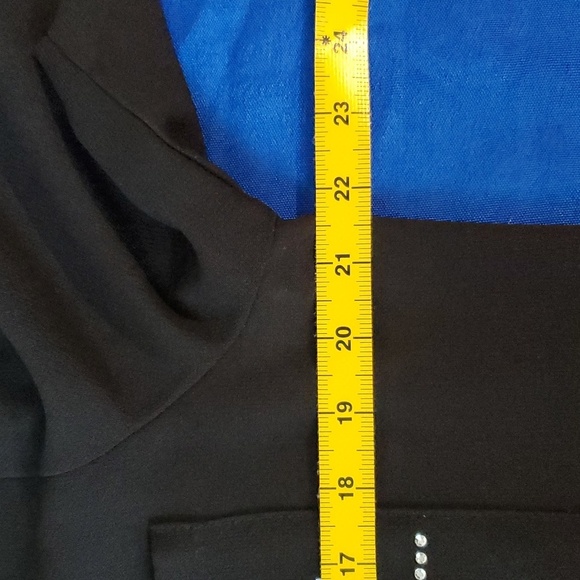 VTG Mode Sara of California black nautical button up blouse - Picture 6 of 10